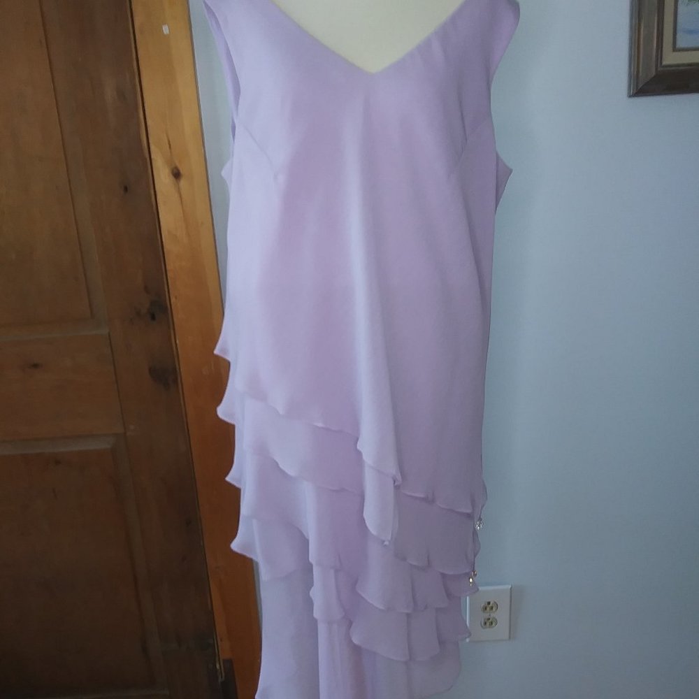 Ursula of Switzerland tiered dress 16W Made in USA